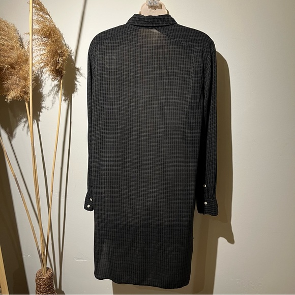 Aritzia Wilfred Free Lightweight Button Shirt Dress Tunic Top , Sz S - Picture 5 of 9